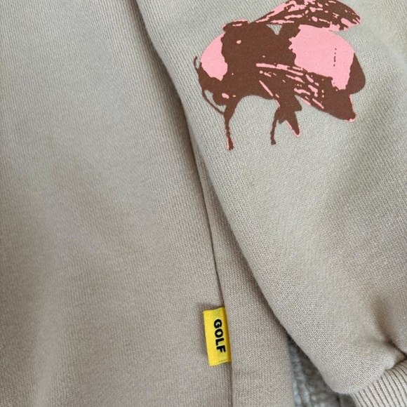 GOLF WANG SAVE THE BEES Hooded Sweatshirt, pockets, Size M - Picture 5 of 6
